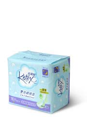 Kotex 2-in-1 dual cover series - ultra thin 28cm with wings 16's Pack-p_1