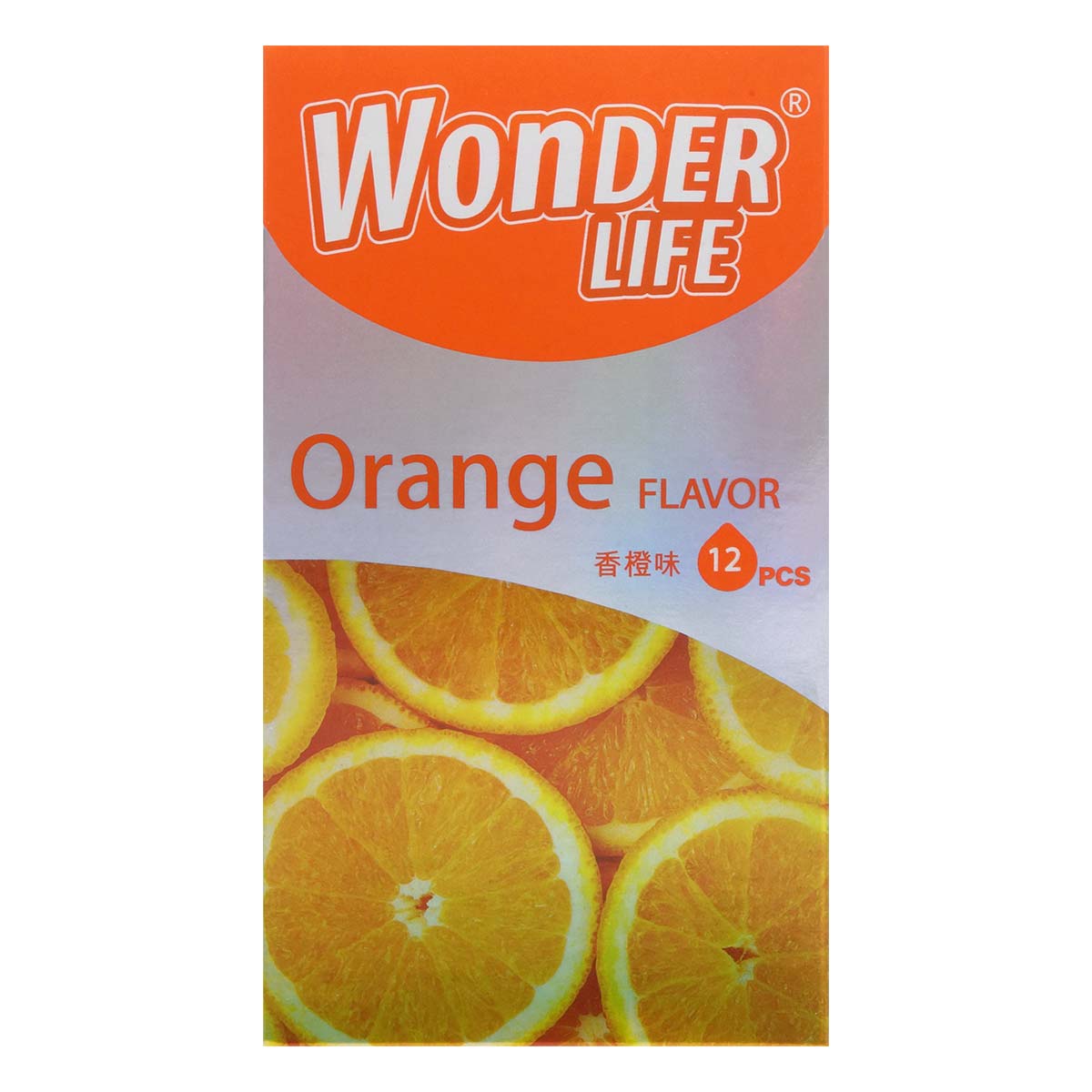 Wonder Life Orange Flavor 12's Pack Latex Condom-thumb_2
