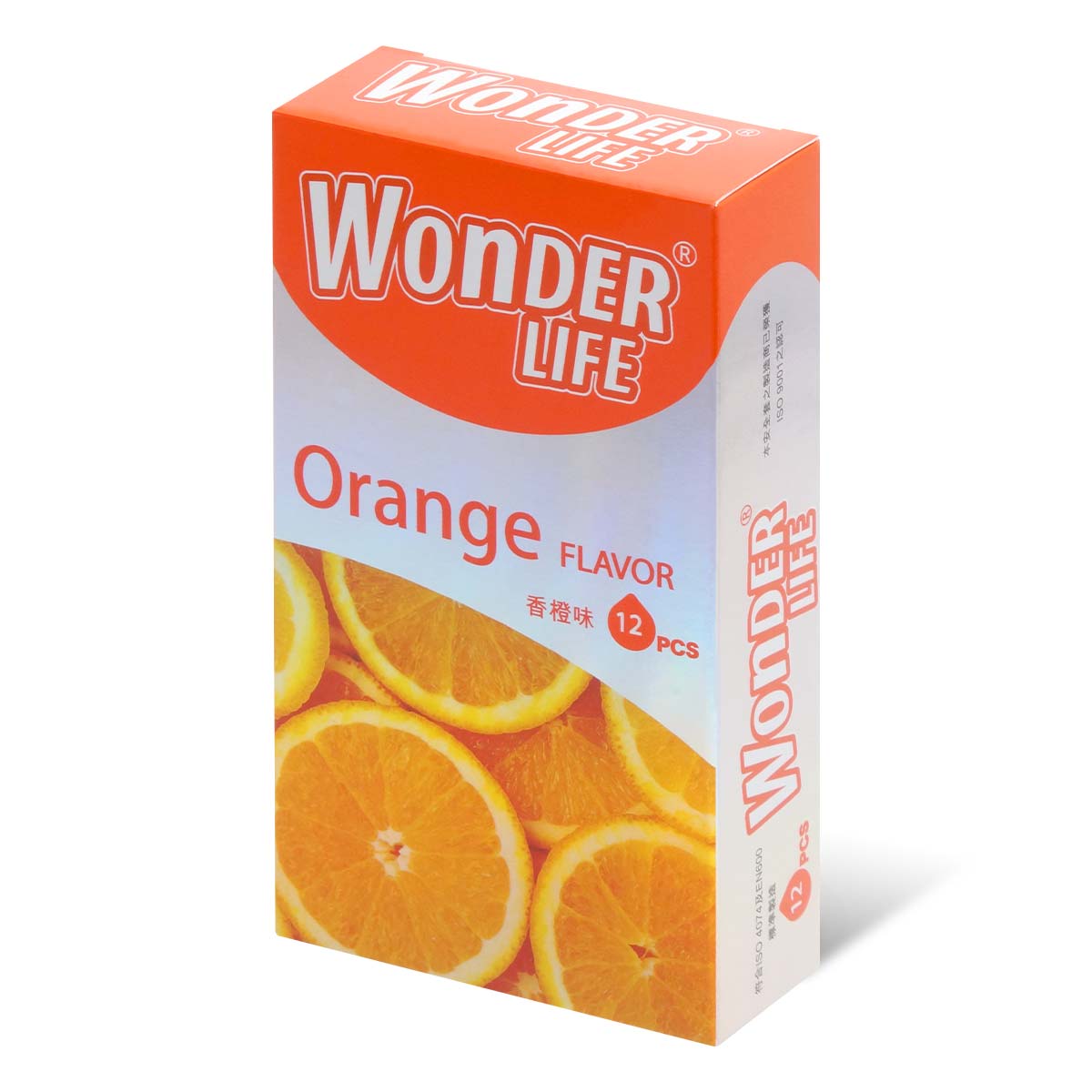 Wonder Life Orange Flavor 12's Pack Latex Condom-p_1