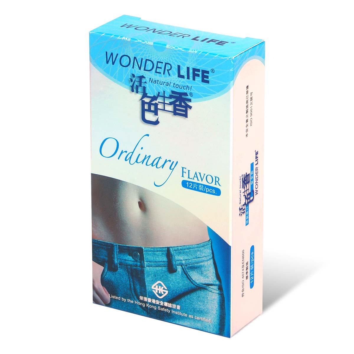 Wonder Life Ordinary Flavor 12's Pack Latex Condom-thumb_1