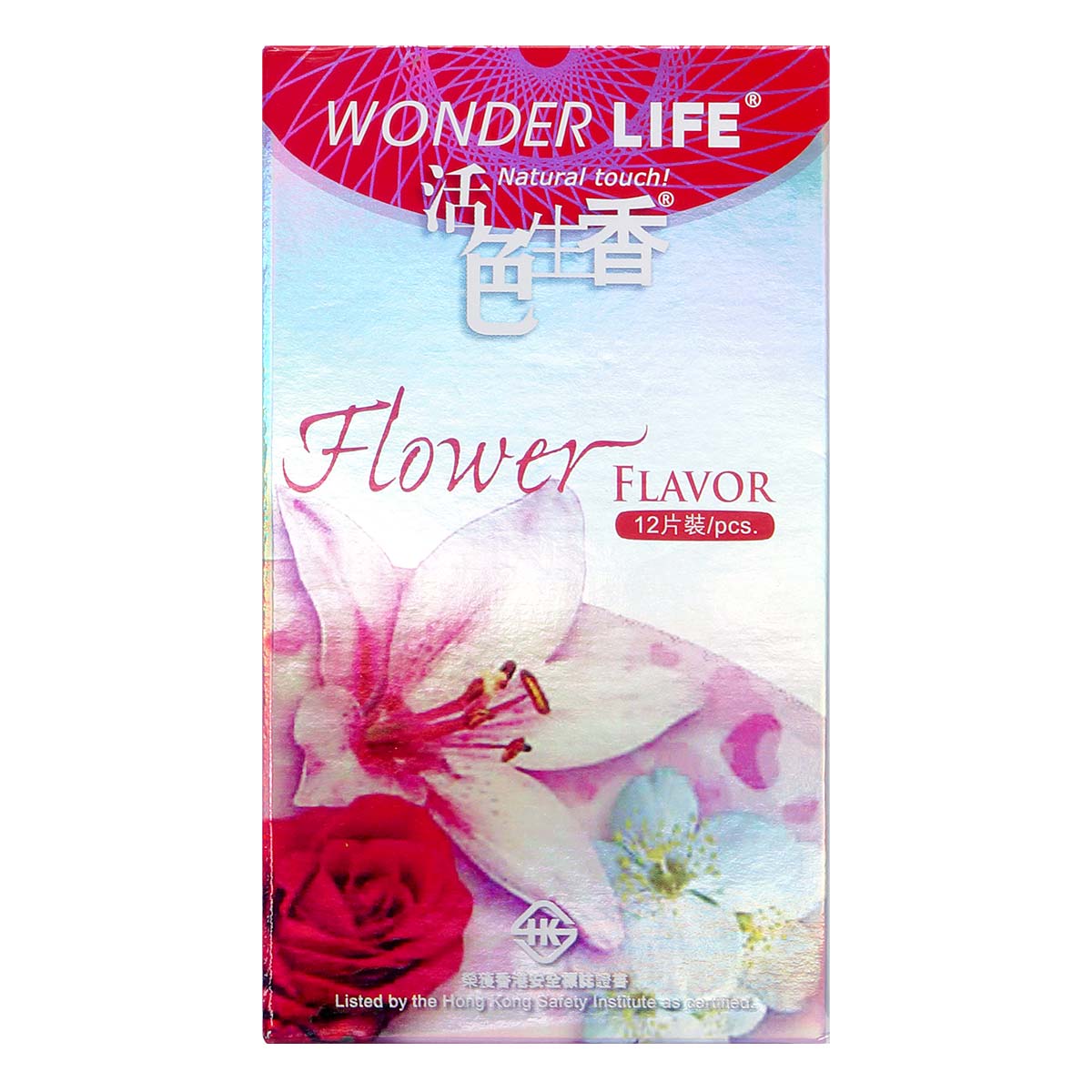 Wonder Life Flower Flavor 12's Pack Latex Condom-p_2
