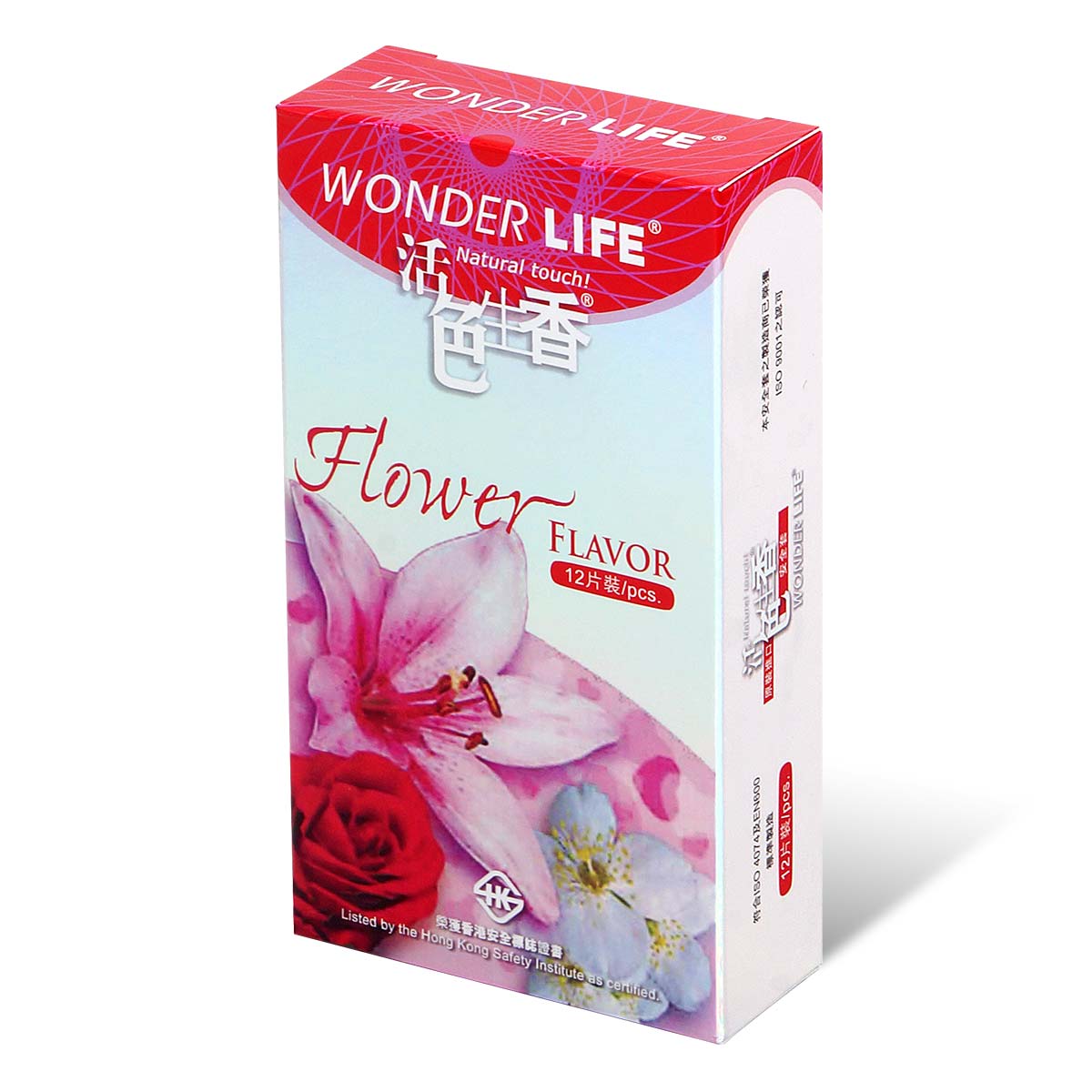 Wonder Life  フラワーフレーバー 12 個入 ラテックスコンドーム-p_1