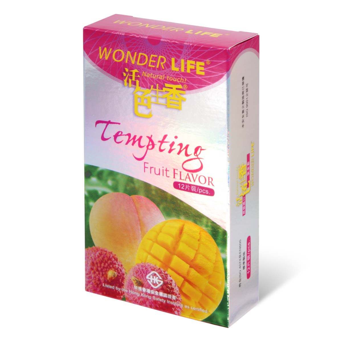 Wonder Life Tempting Fruit Flavor 12's Pack Latex Condom-p_1