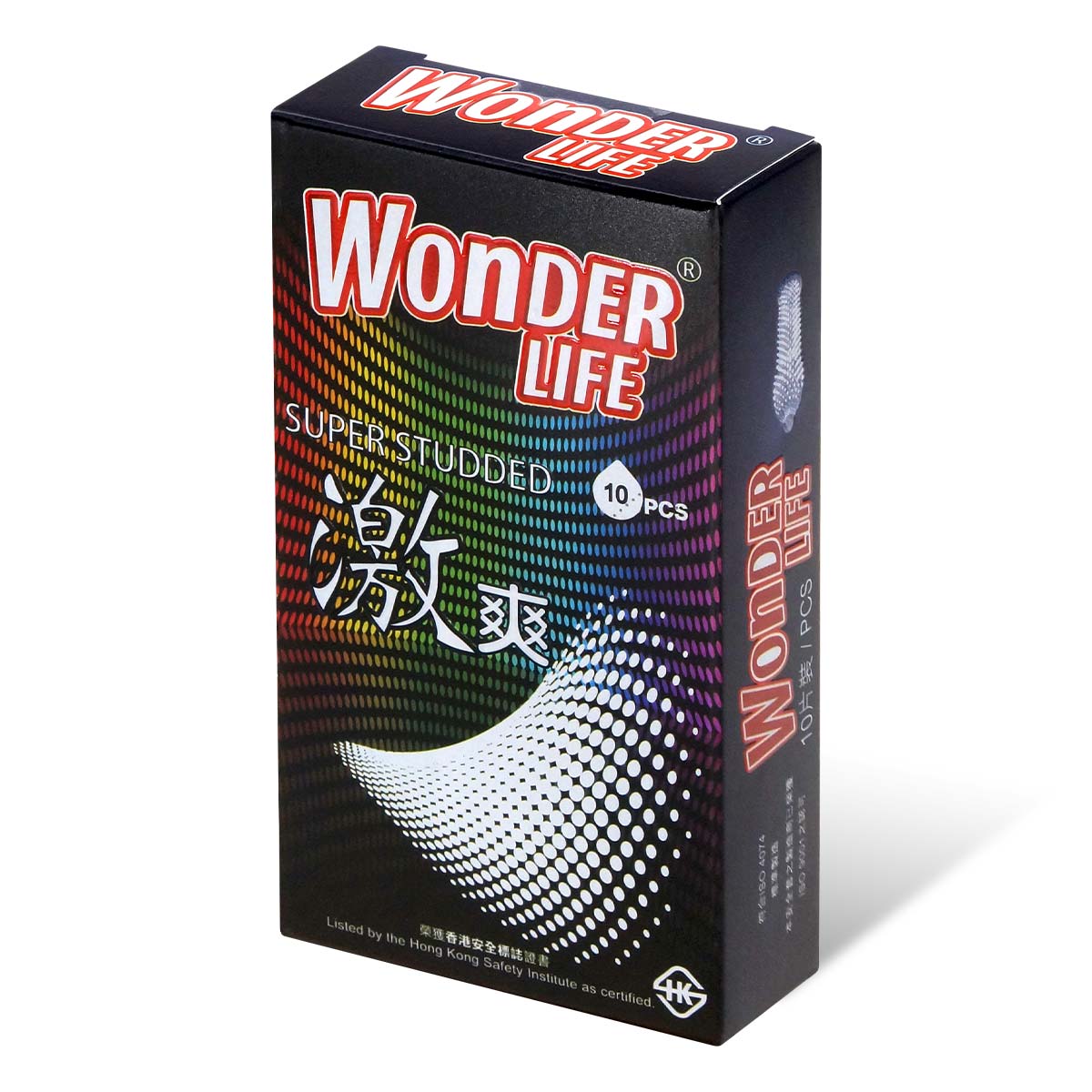 Wonder Life 激ドット ロングプレイタイプ ラテックスコンドーム 10 個入-p_1