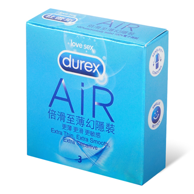 Durex Air Extra Smooth 3's pack Latex Condom-thumb