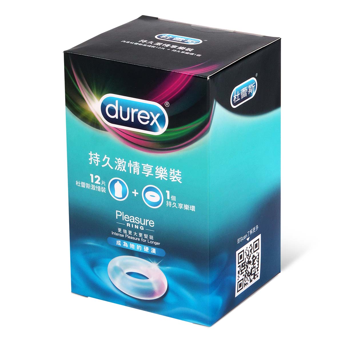 Durex Pleasure Ring + Durex Together 12's Pack Latex Condom combo-p_1