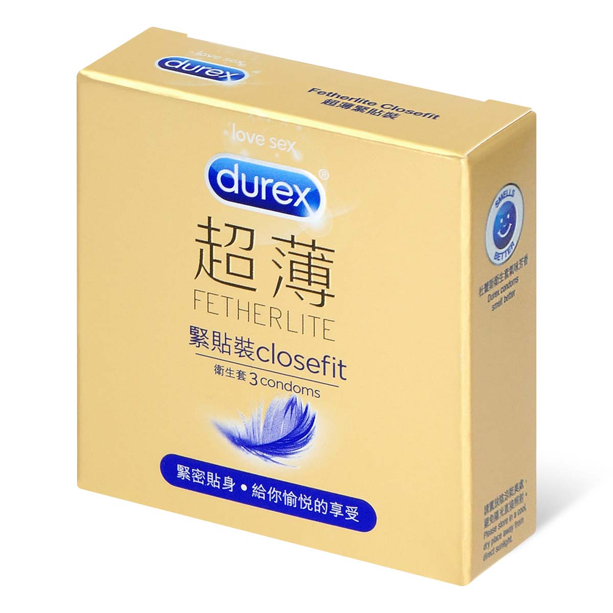 Durex Fetherlite CloseFit 3's Pack Latex Condom-p_1