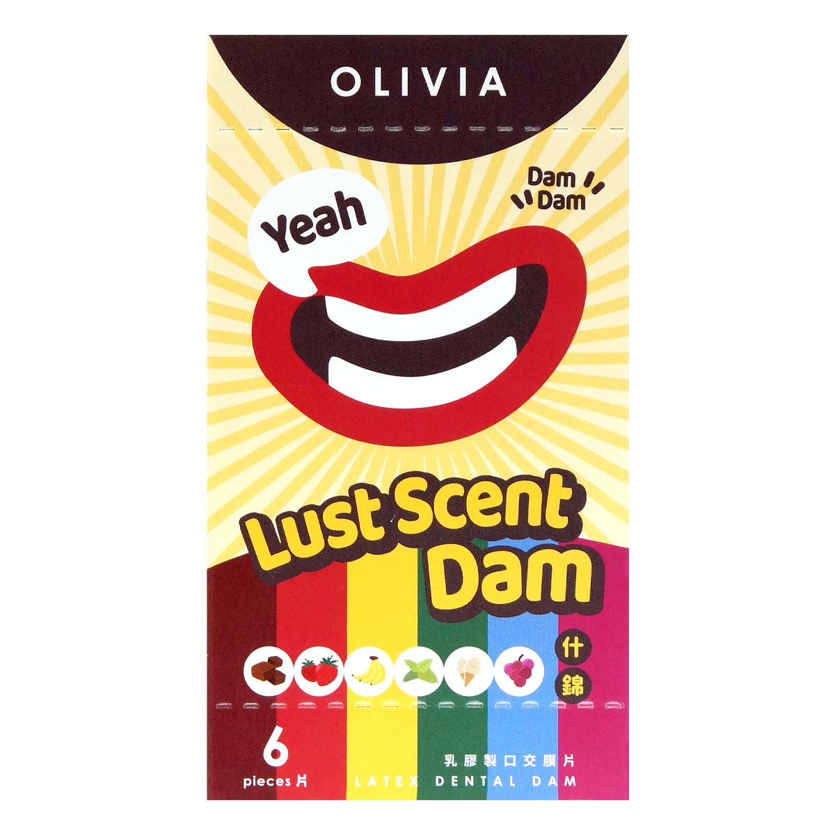 Olivia Lust Scent 6's Pack Latex Dental Dam-p_2