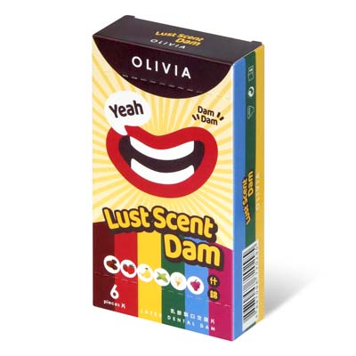 Olivia Lust Scent 6's Pack Latex Dental Dam-thumb