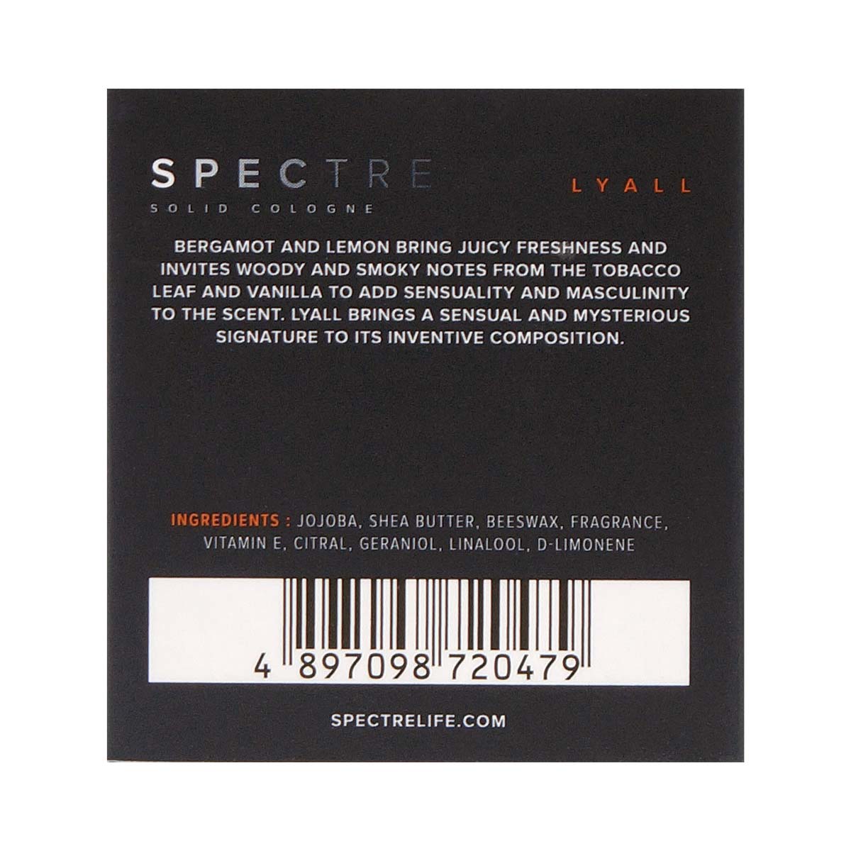 SPECTRE LYALL Solid Cologne 25g-thumb_3
