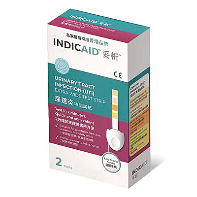 INDICAID Urinary Tract Infection (UTI) Extra Wide Test Strip-thumb