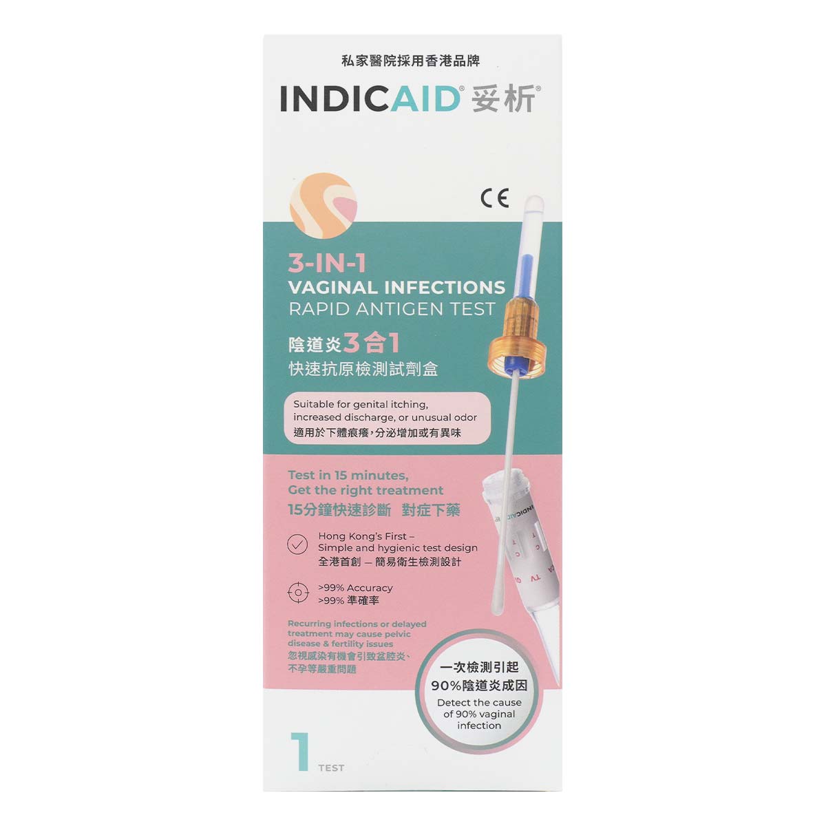 INDICAID 妥析 陰道炎 3合1 快速抗原測試劑盒-p_2