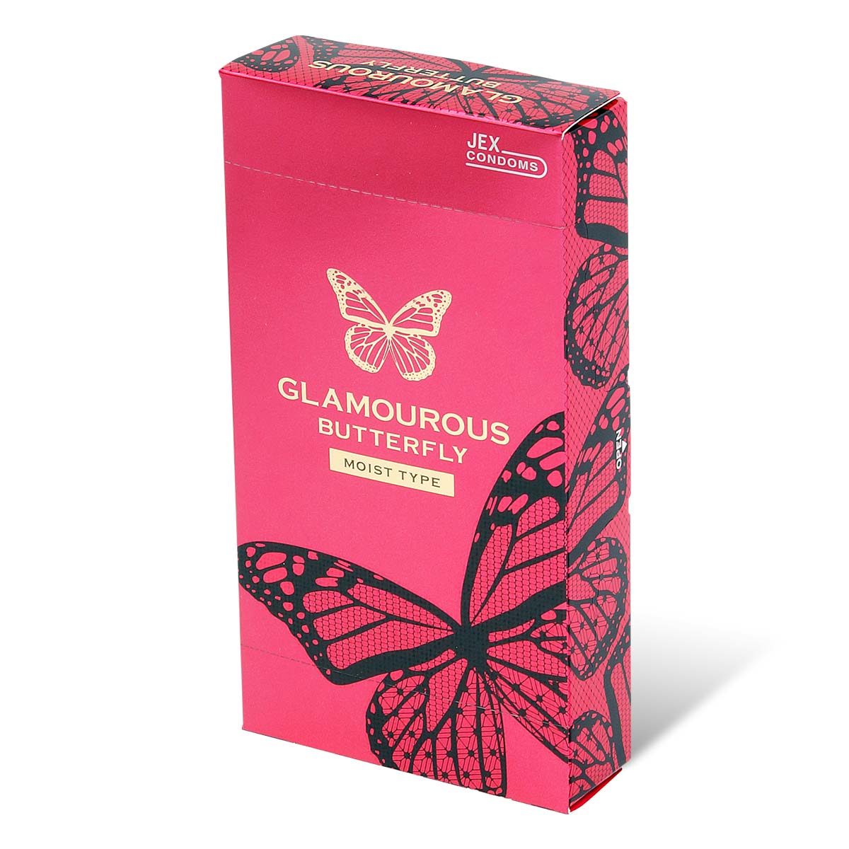 Glamourous Butterfly Moist Type 12's Pack Latex Condom-p_1