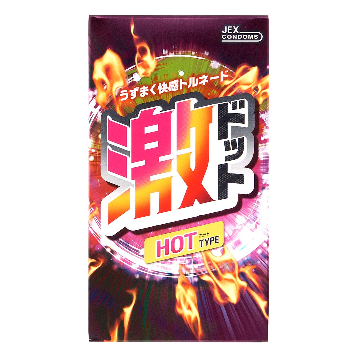 JEX 激ドット ホットタイプ 8 個入 ラテックスコンドーム-p_2