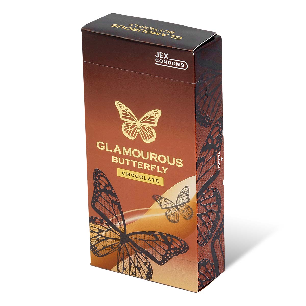 Glamourous Butterfly Chocolate 6's Pack Latex Condom-p_1
