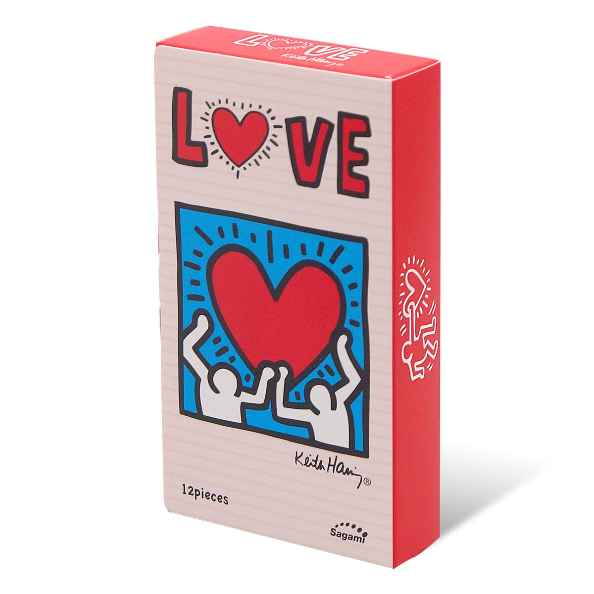 Sagami LOVE Keith Haring 12's Pack Latex Condom-p_1