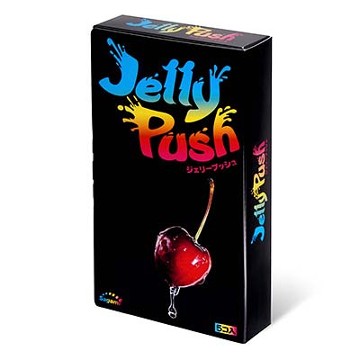 Sagami Jelly Push 5's Pack Latex Condom (Short Expiry)-thumb