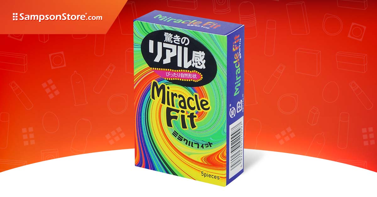 Sagami Miracle Fit 51mm 5's Pack Latex Condom - Sampson Store