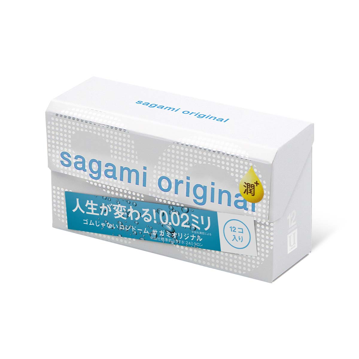 Sagami Original 0.02 Extra Lubricated (2nd generation) 12's Pack PU Condom-p_1