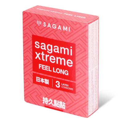 Sagami Xtreme Feel Long 3's Pack Latex Condom-thumb