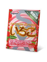 Sagami Xtreme Strawberry 1's Pack Latex Condom-p_1
