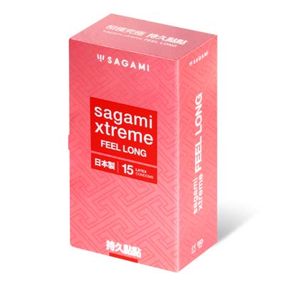 Sagami Xtreme Feel Long 15's Pack Latex Condom-thumb