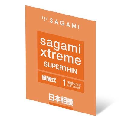 Sagami Xtreme Superthin 1's Pack Latex Condom-thumb