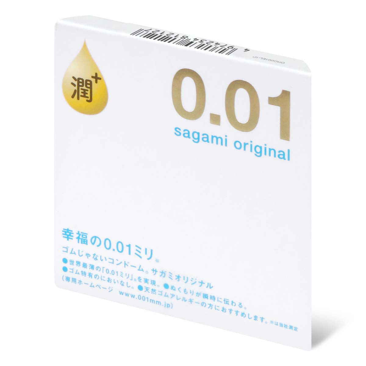 Sagami Original 0.01 Extra Lubricated 1's Pack PU Condom-p_1