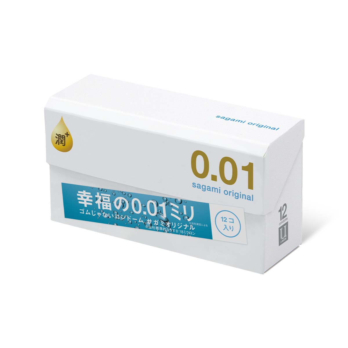 Sagami Original 0.01 Extra Lubricated 12's Pack PU Condom-p_1