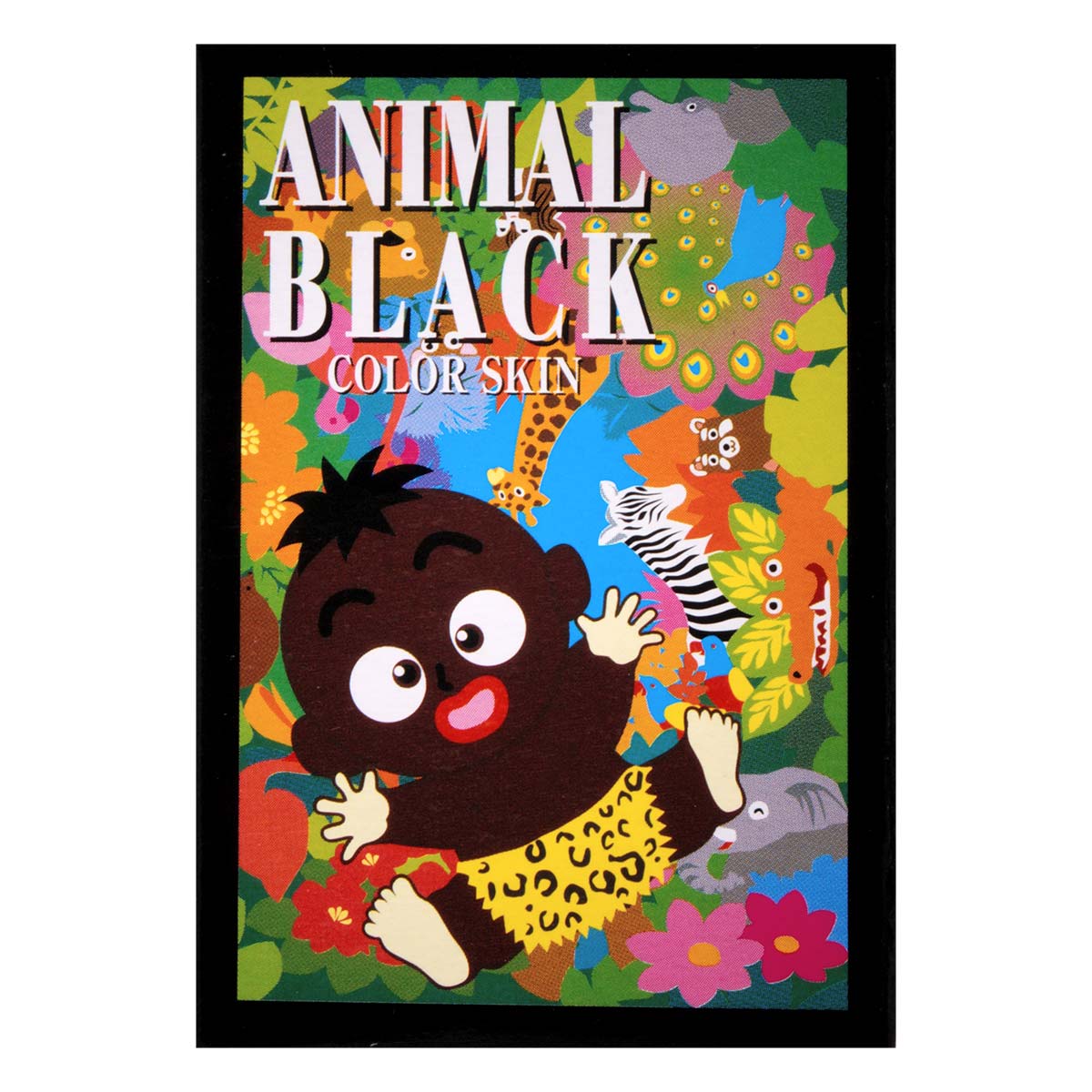 Animal Black 5 片裝 乳膠安全套-thumb_2
