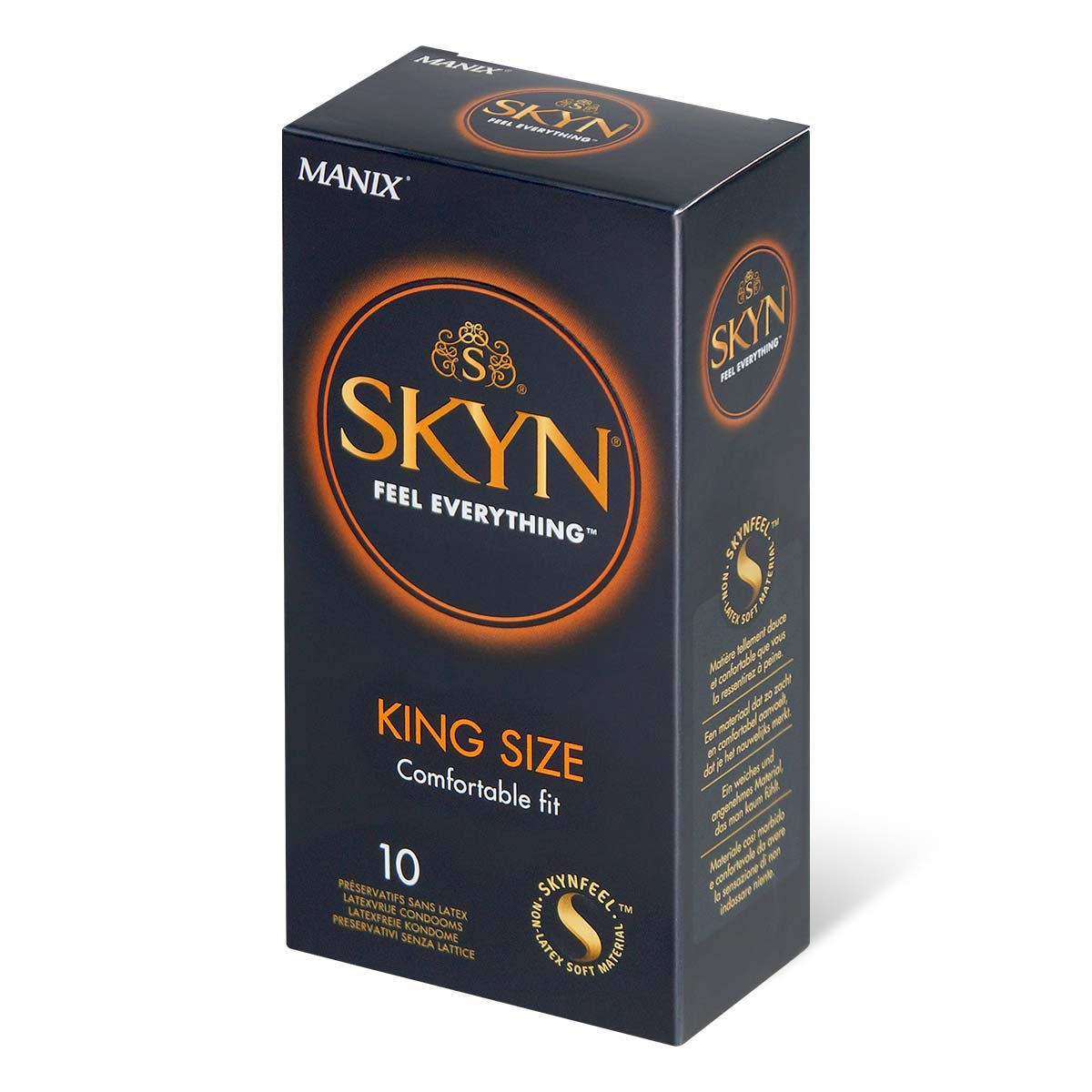 マニックス (Manix) x SKYN キングサイズ (56mm) ポリイソプレン製コンドーム 10 個-p_1