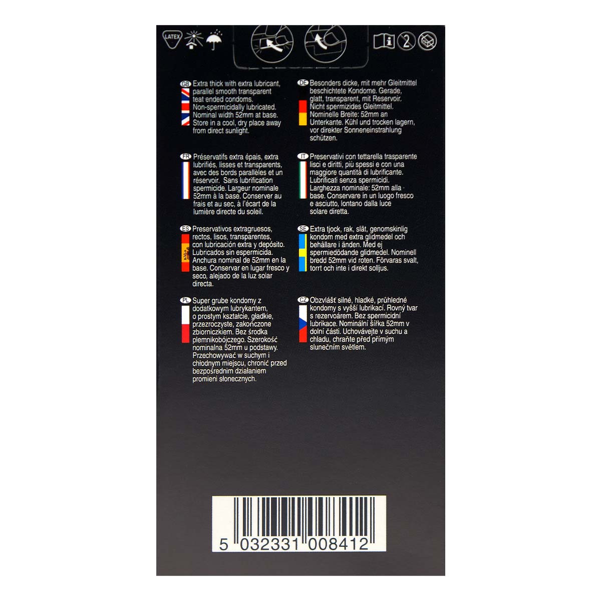 Pasante Extra 12's Pack Latex Condom-p_3