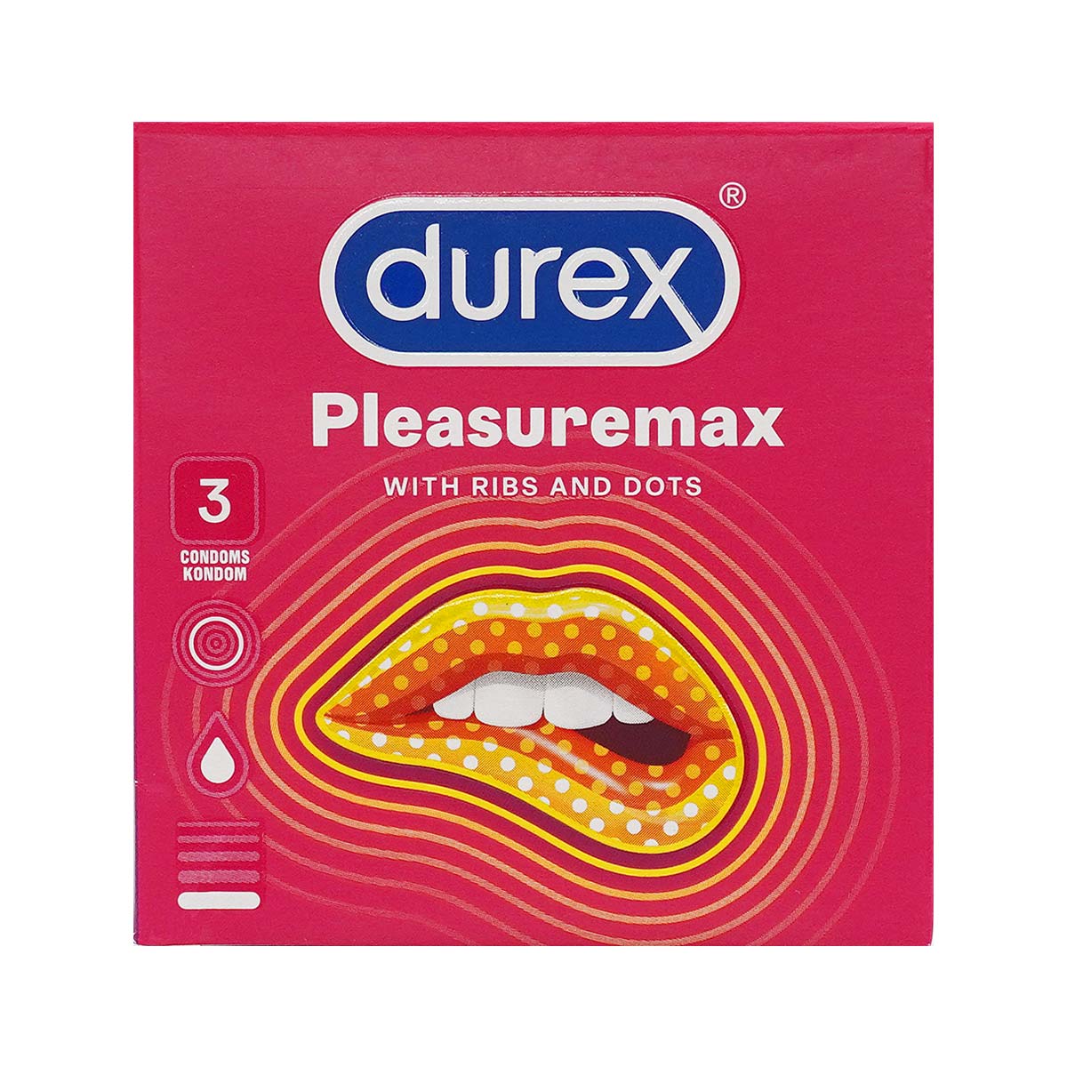 Durex Pleasure Max 3's Pack Latex Condom (Parallel Import)-p_2