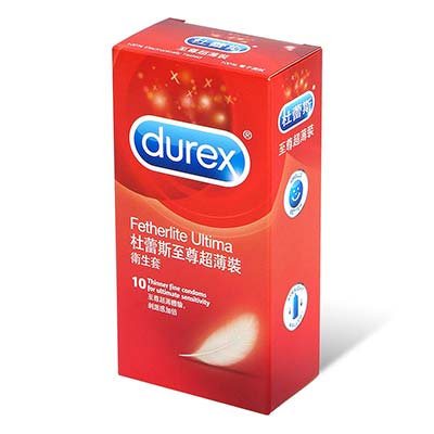 Durex Fetherlite Ultima 10's Pack Latex Condom-thumb
