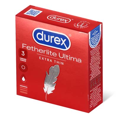 杜蕾斯 Fetherlite Ultima 3 片裝 乳膠安全套 (平行進口)-thumb