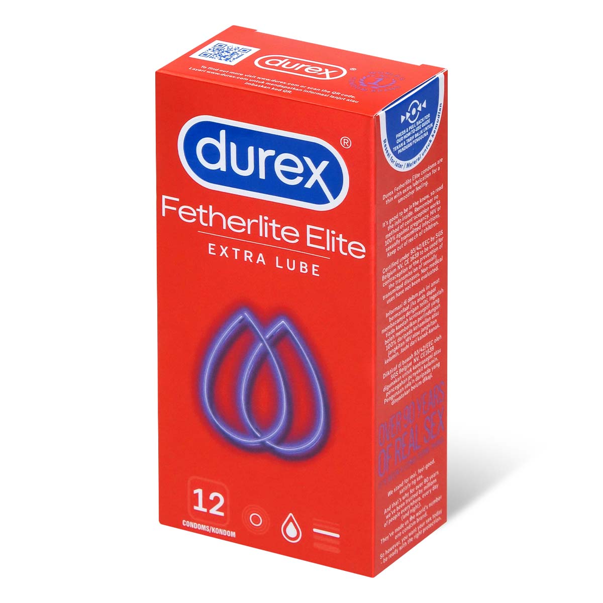 Durex Fetherlite Elite 12's Pack Latex Condom-p_1