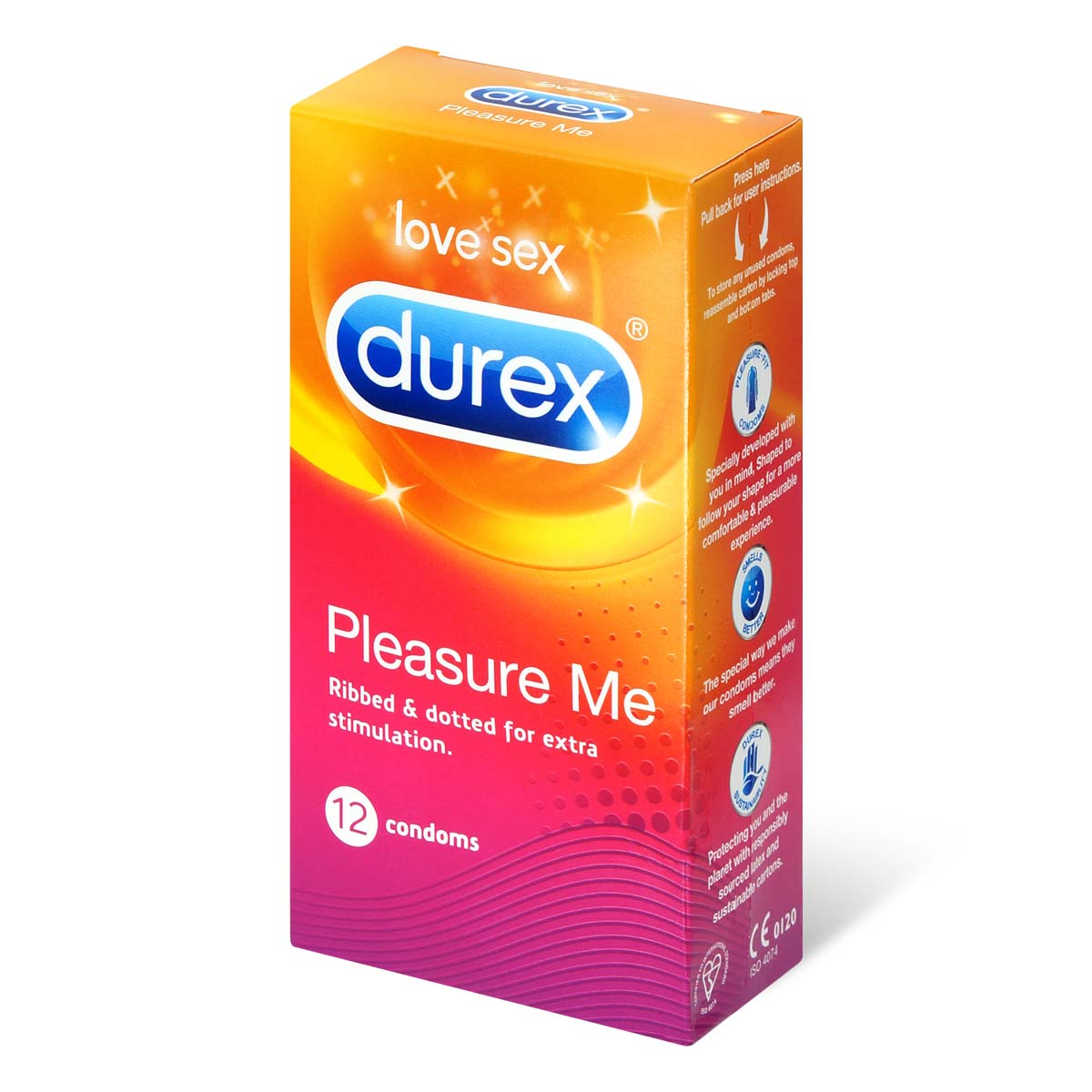 Durex Pleasure Me 12's Pack Latex Condom-p_1