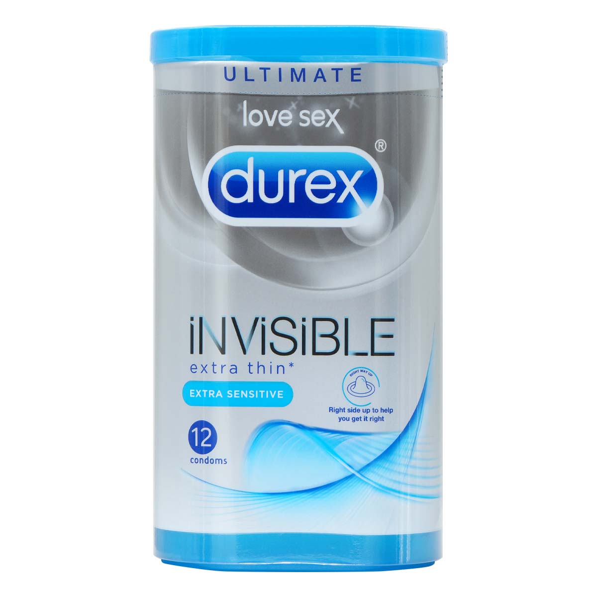 Durex Invisible Extra Thin 12's pack Latex Condom-p_2