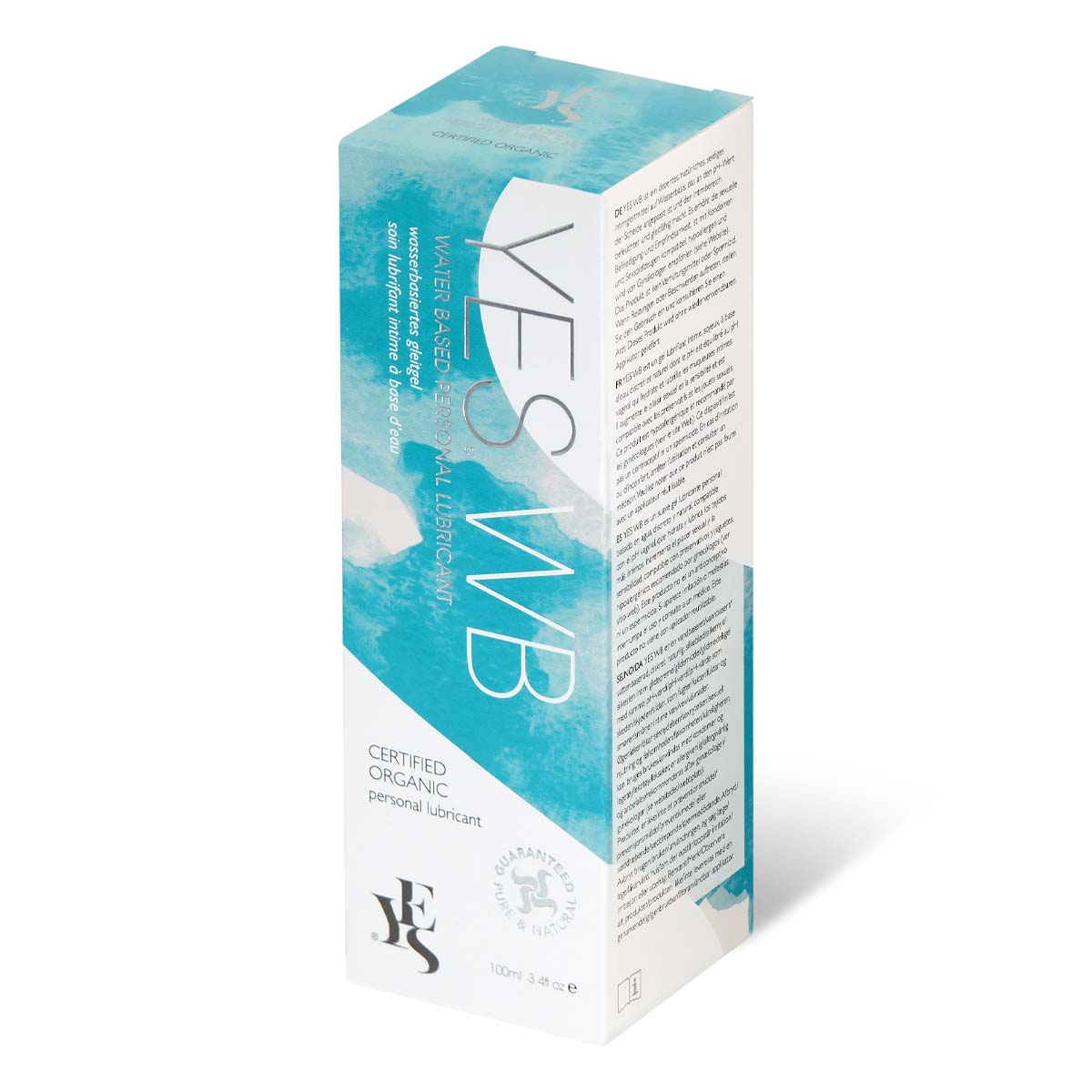 YES WB 100ml Organic Water-Based Lubricant-p_1
