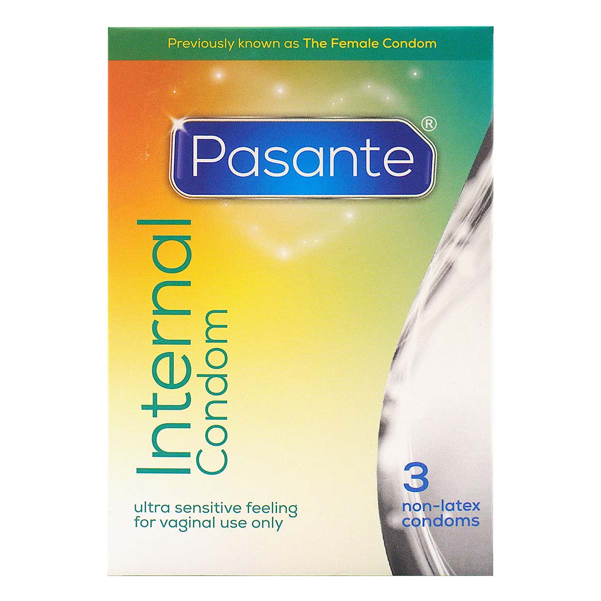 Pasante Internal Latex-free Female Condom 3's Pack -p_2