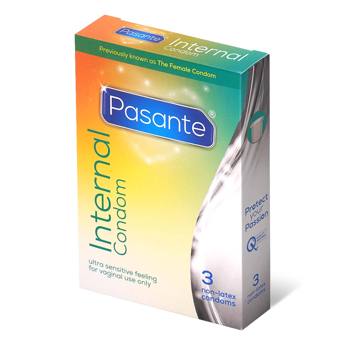 Pasante Internal Latex-free Female Condom 3's Pack -p_1