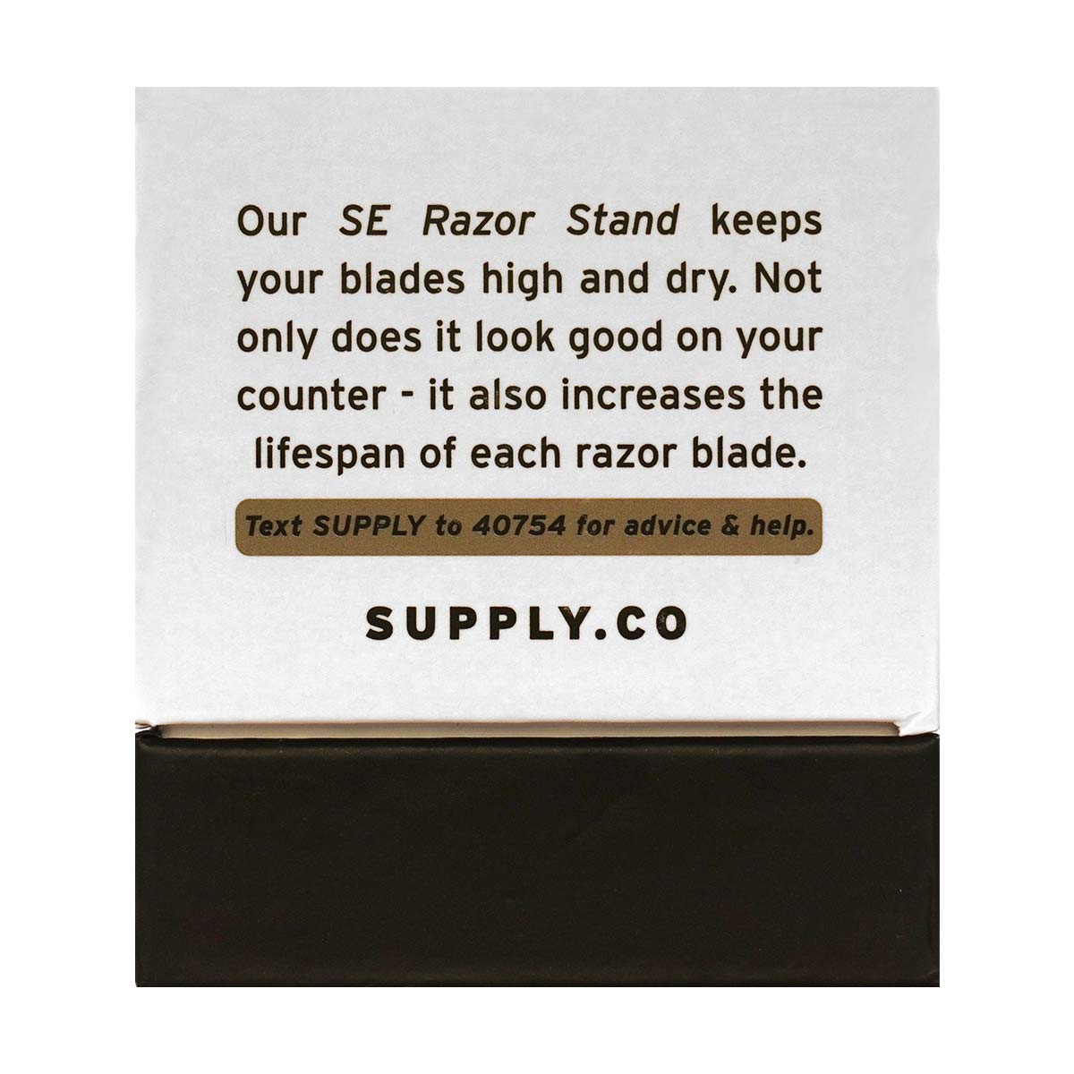 SUPPLY The Single Edge SE Razor Stand (Matte Black)-p_3