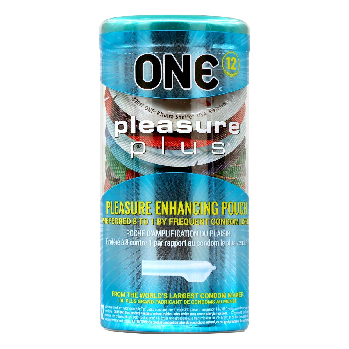ONE Pleasure Plus 12's Pack Latex Condom-thumb_2