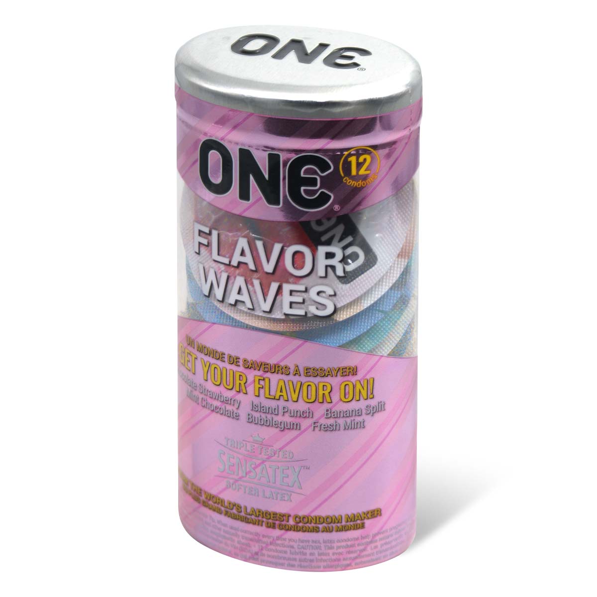 ONE FlavorWaves 12's Latex Condom-p_1