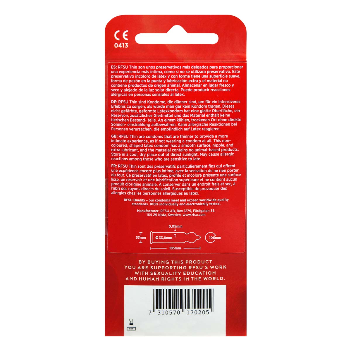 RFSU Thin 10's Pack Latex Condom-p_3