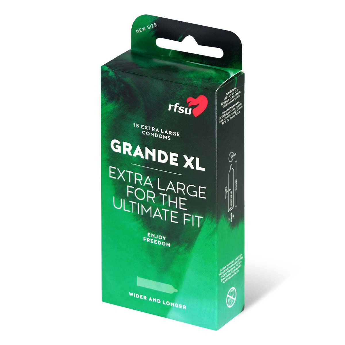 RFSU Grande XL 15's Pack Latex Condom-p_1