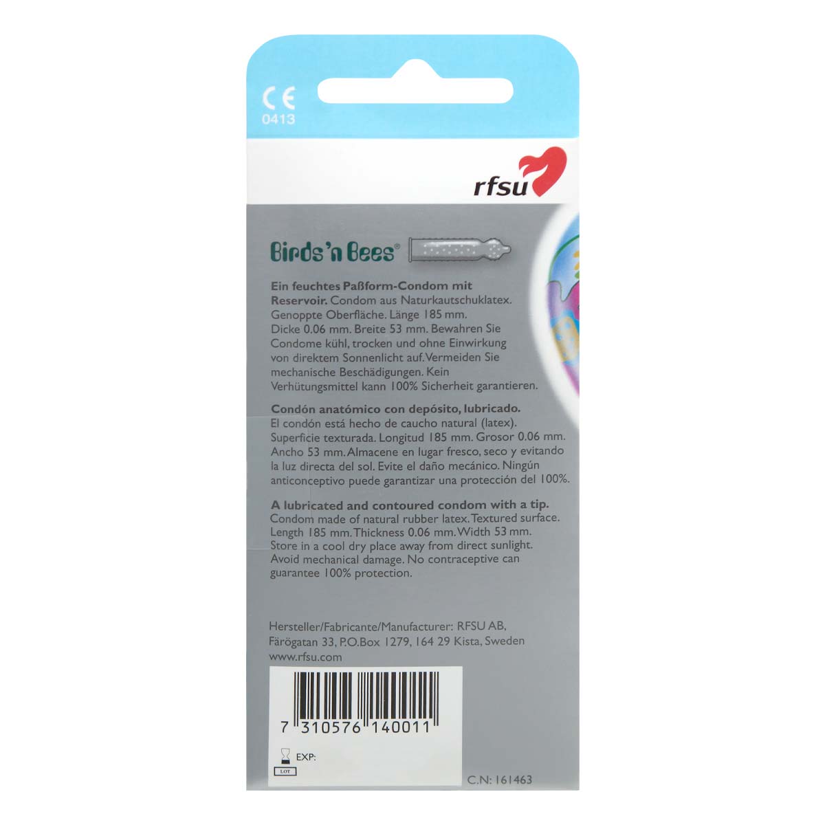 RFSU バーズ アンド ビーズ ラテックスコンドーム 10個入-p_3