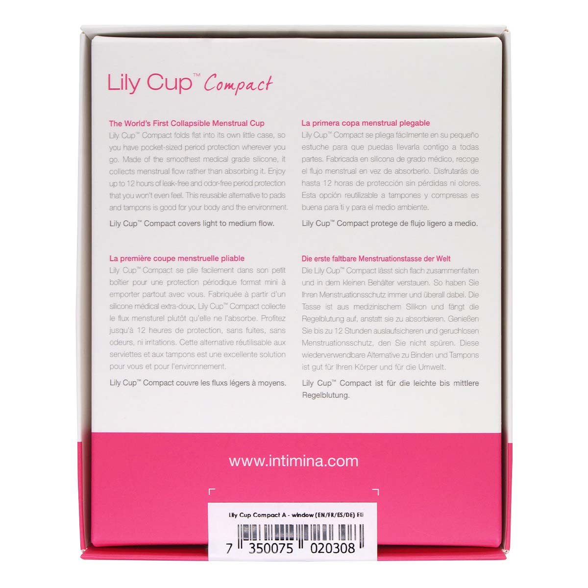 Intimina Lily Cup Compact Collapsible Menstrual Cup (Size A)-p_3