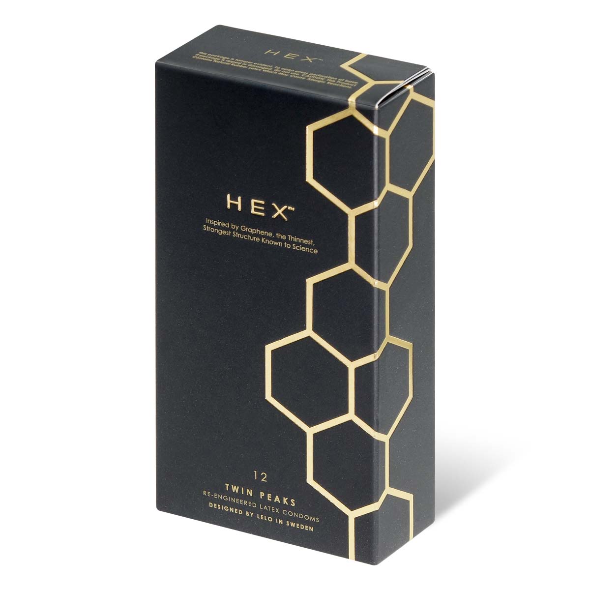 LELO HEX&#8482; Twin Peaks 超薄強韌 12 片裝 乳膠安全套-p_1