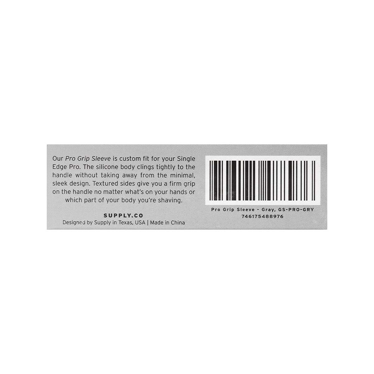 SUPPLY The Single Edge PRO Grip Sleeve (Gray)-p_3